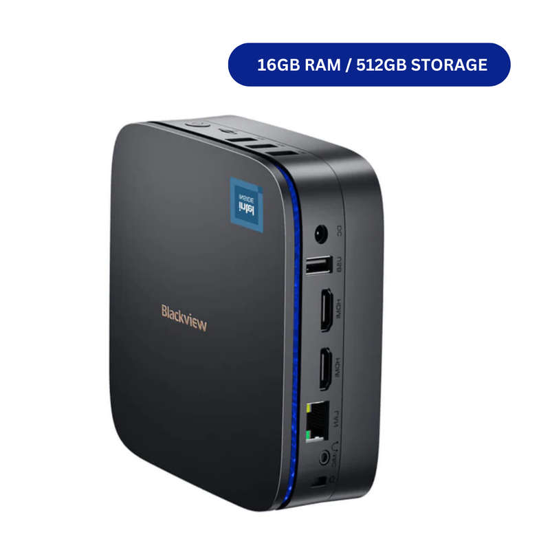 Blackview MP60 N150 Mini PC Windows 11 Pro - 16GB RAM / 512GB Storage
