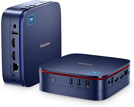 Blackview MP60 Mini PC Windows 11 Pro (8GB RAM / 256GB Storage) - 16GB RAM / 512GB Storage