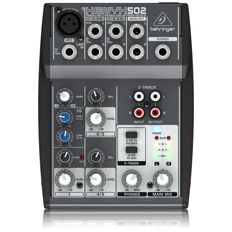 Behringer Xenyx 502Fx 5 Input Mixer With Effects