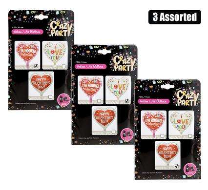 Heart Shaped Helium Foil Balloon 1Pc