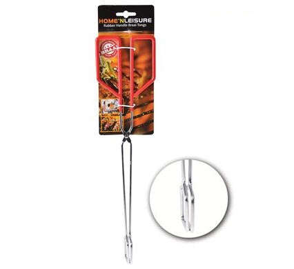 Aluminium Red Handle Braai Tongs 38cm