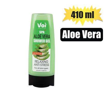 Voi Aloe Vera Shower Gel 410ml Moisturizing, Relaxing Anti-Stress, Gentle For All Skin Types