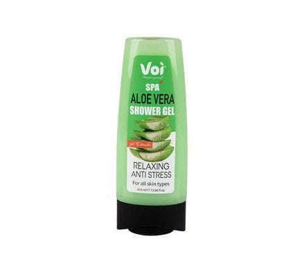 Voi Aloe Vera Shower Gel 410ml Moisturizing, Relaxing Anti-Stress, Gentle For All Skin Types