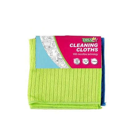 2 Pack Microfibre Cleaning Cloths 30x30cm Scratch Free, Quick Dry, Machine Washable, Multi-Purpos...