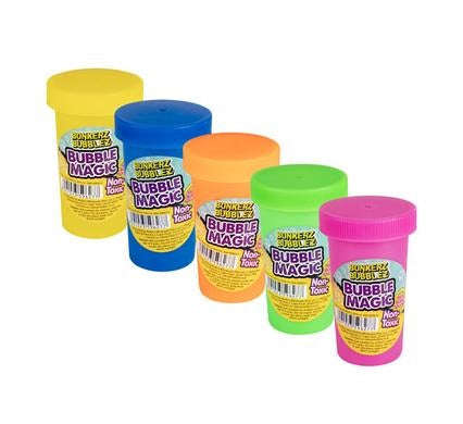 Box of 48 Bubble Blower Bottles 100ml, Bottle of Bubble Solution for Kids, Birthday Party Favour ...