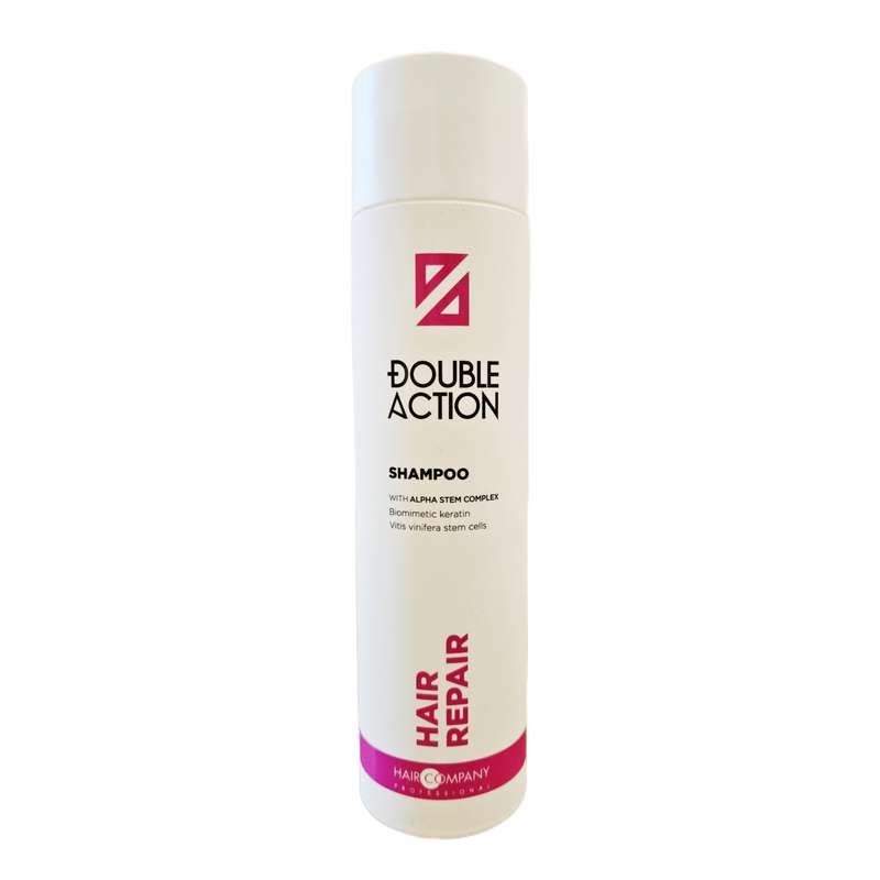 Hair Company Professional Double Action Hair Repair Shampoo 250ml with Aplha Stem Complex and Bio...
