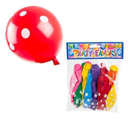 Helium Polka Dot Balloons 12pc