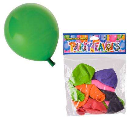 Helium Balloons Mix Colours 10pc