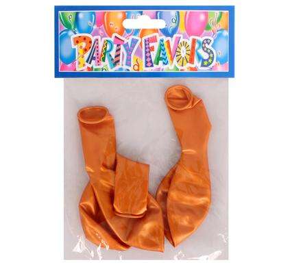 Metallic Gold Helium Balloons 6pc