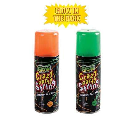 Party Spray String Glow In Dark For Any Party Festivities - Luminous Spray, 2 Can Set