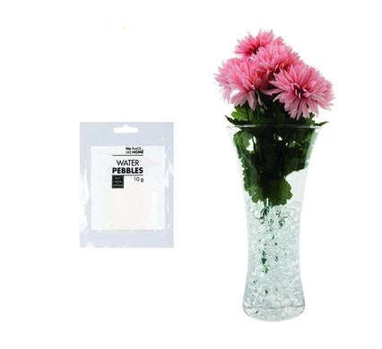 Pebbles Water Gel Beads 10x10g Bags Clear Translucent Gel Pearls for Vases, Wedding Centrepiece, ...