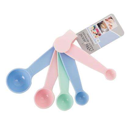 Hillhouse Pastel Colour Measuring Spoon Set 5pc