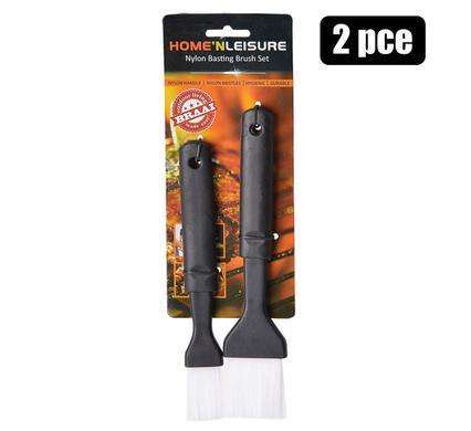Nylon Basting Brush Set 2Pc For Braai'S, Cookouts, Picknics And Any Meat That Needs Basting