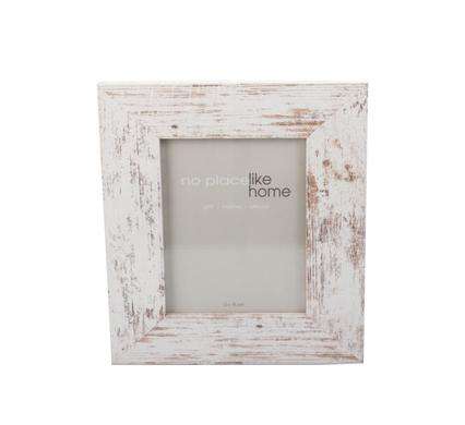 Picture-Frame Wdn White Stressed 13x18cm
