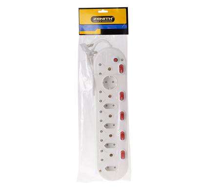Zenith Multiplug 5x16a plus 5x2pin Adaptor with Illuminating Lights