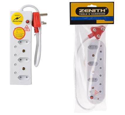 Multiplug 6-Way-Surge Protection Zenith