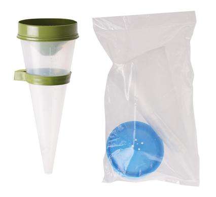 Plastic Raingauge with Wall Bracket - 100 mm - Yard, Garden