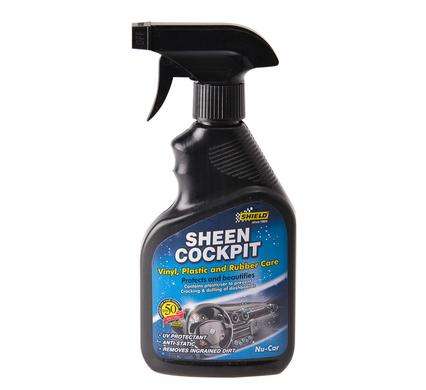 Shiels All Shine UV Protector - Use on Vinyl, Plastic, Rubber, Leather - 350 ml Spray Bottle