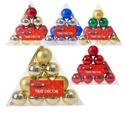 Xmas Tree Decor Balls 10Pc 5Cm Pmd