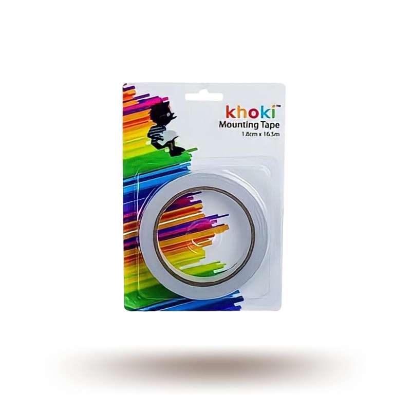 Double Sided Sticky Mounting Tape 18mm x 16.5m, Perfect for the Office, School and Home