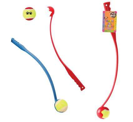 Pet Dog Tennis Ball Launcher - Blue