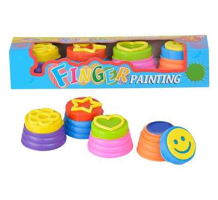 Washable Set Of 4 Finger Paints
