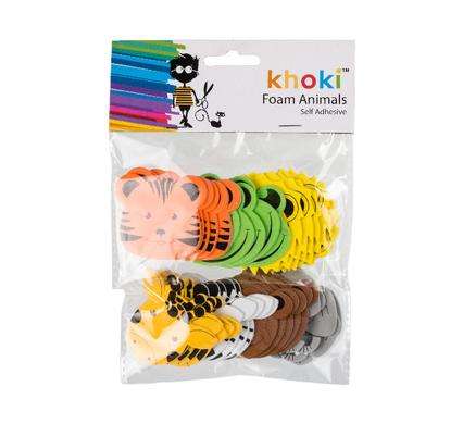Foam Animals Self Adhesive, Bulk Pack