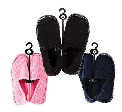 Slipper with Binding & Tapered Sole  Size 4 Comfortable Winter Essentials
