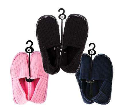 Slipper with Binding & Tapered Sole  Size 6 Comfortable Winter Essentials