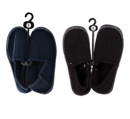 Slipper with Binding & Tapered Sole  Size 9 Comfortable Winter Essentials