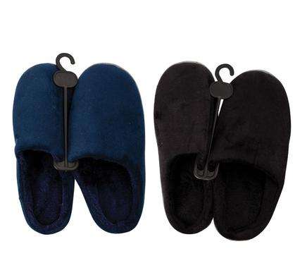 Slipper Mens Slip-In Plain Size 9