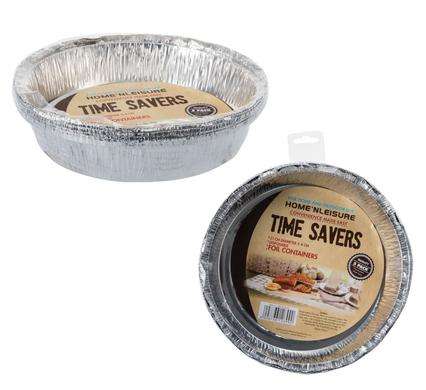 Home n Leisure Aluminium Foil Baking Pans  21x4cm 5pc