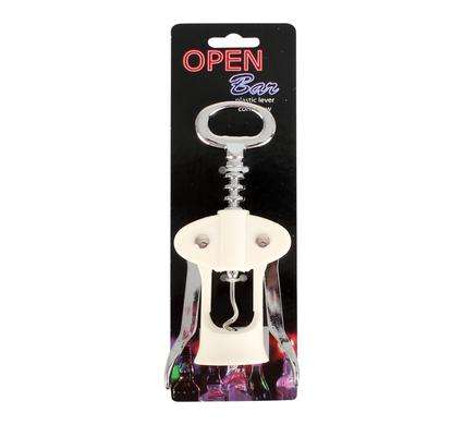 Open Bar Corkscrew With Double Leaver