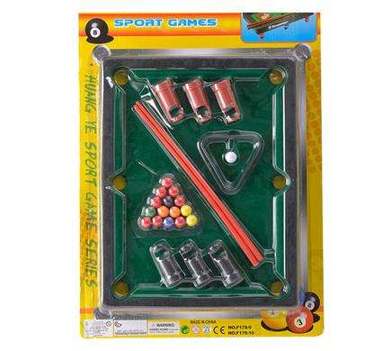 Mini Pool Table Game for Kids, Complete Set - 25 x 32cm
