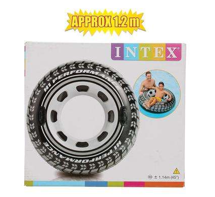 Intex Giant Monster Truck Tyre Pool Tube with Handles - 1.14m
