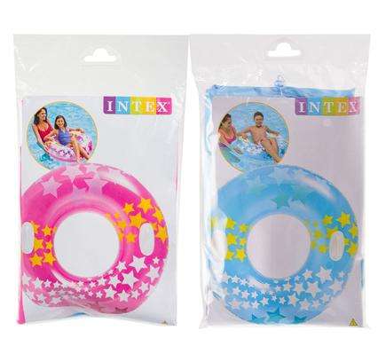 Intex Stargaze Inflatable Pool Tube / Float with Handles - 91 cm