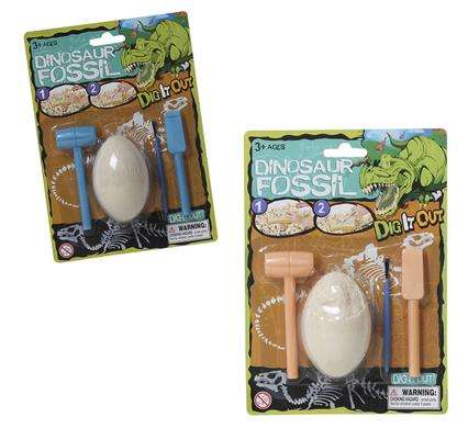 Educational Dig It Out Excavation Dinosaur Fossil Kit, Tools Included