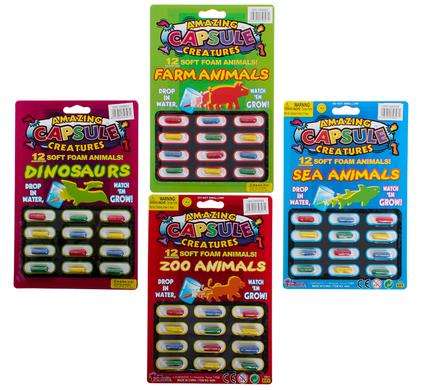 Novelty 48 Growing Animals In Capsules