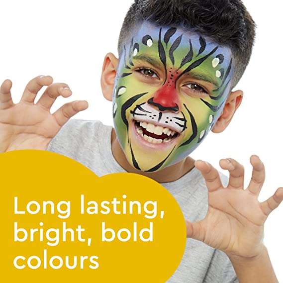 Regular Water Based Body and Face Paint Tubes Easy to Use Non-Toxic 25ml