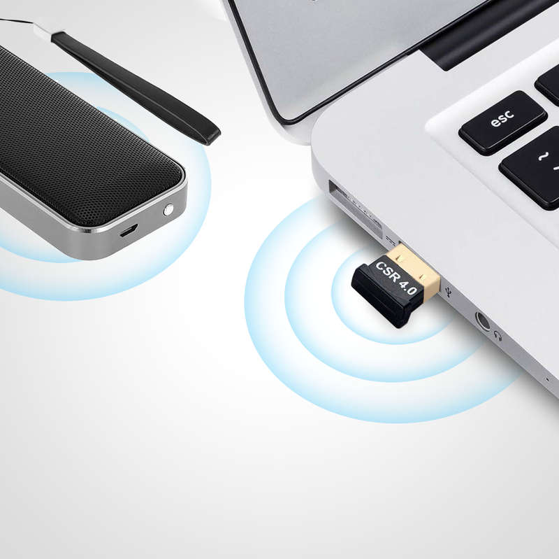 Nano Wireless Bluetooth Receiver, Link Your Computer to Any Bluetooth Devices
