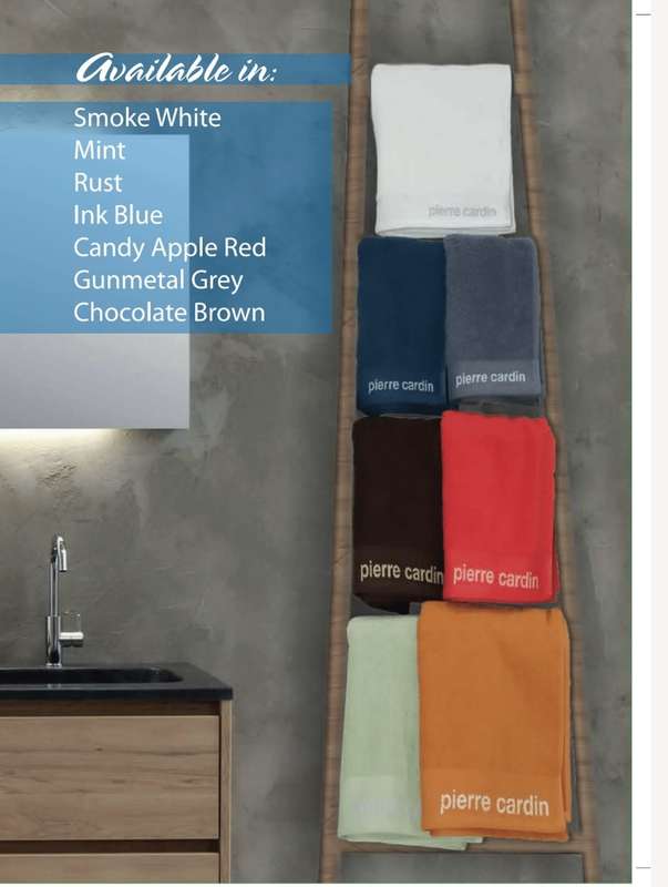 Pierre Cardin Bath Sheet 85x15cm 440gsm 100% Cotton, Highly Absorbent and Durable Perfect for Bat...