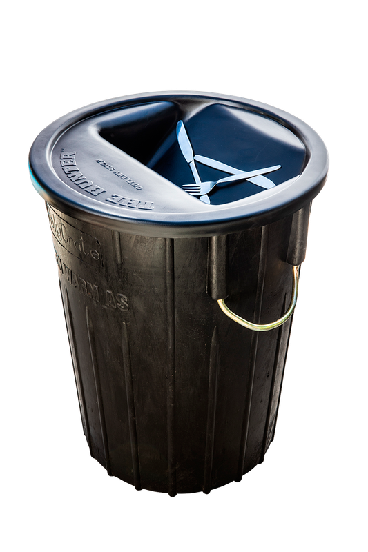 The Hunter Magnetic Cutlery Bin Lid Cutlery Saver, Never Throw Your Cutlery Out with the Trash Again