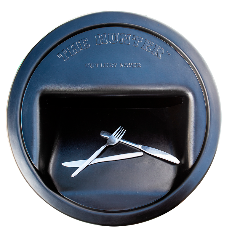 The Hunter Magnetic Cutlery Bin Lid Cutlery Saver, Never Throw Your Cutlery Out with the Trash Again