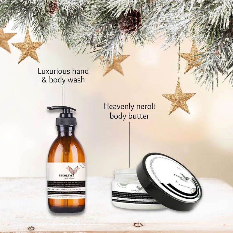 Yves Authentic Luxurious Personal Care Combo Gift Set, 100ml Body Wash 200g Pure Neroli Body Butt...