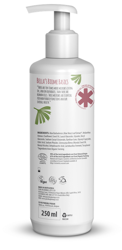 Pure Beginnings Probiotic Baby Sensitive Cream Wash Fragrance Free 250ml Enriched with Probiotics...