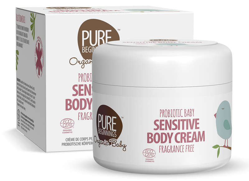 Pure Beginnings Probiotic Baby Sensitive Body Cream - Fragrance Free 250ml Hydrating, Protects an...
