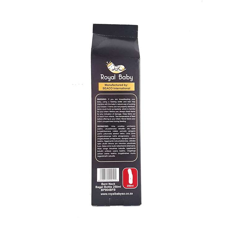 Royal Baby Bagel Bent Neck 250ml Bottle