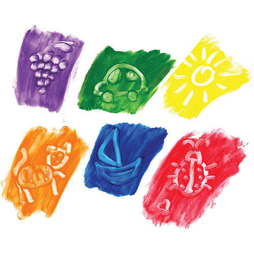 Washable Set Of 4 Finger Paints
