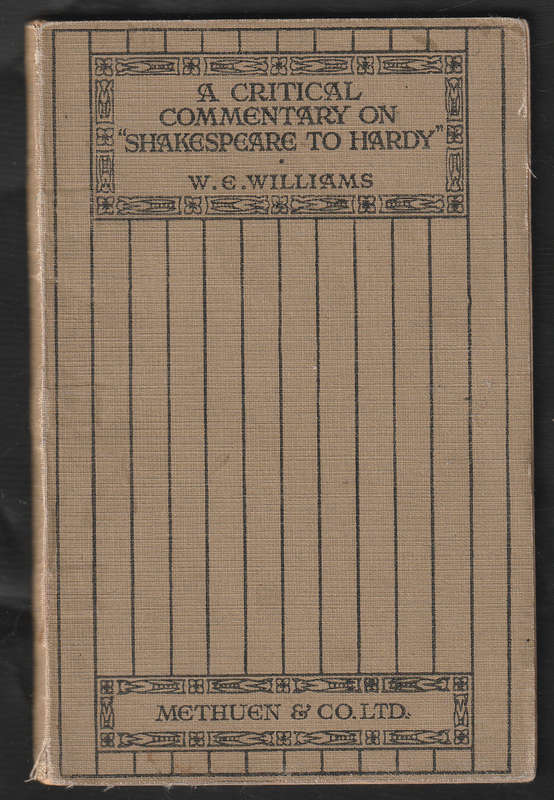 A Critical Commentary on Shakespeare to Hardy