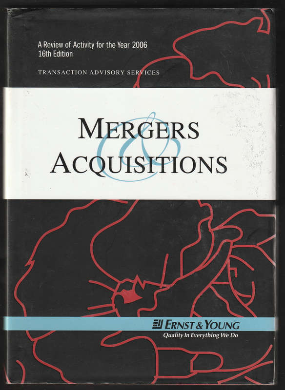 Merges Acquisitions By Ernst & Young 16th Edition